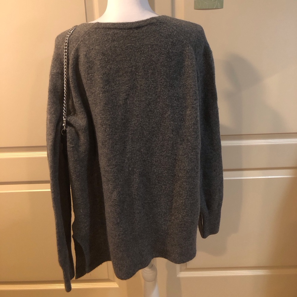 Madewell Charcoal Open-Front Cardigan - Picture 4 of 5